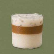 Iced calpico latte
