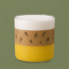 Iced yuzu latte