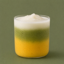 Frozen mango coconut matcha