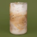 Iced calpico latte