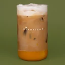 Iced mango calpico latte