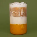 Iced mango latte