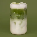Iced matcha latte