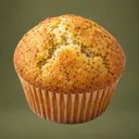 Lemon poppy seed muffin