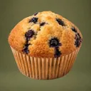 Vanilla blueberry muffin